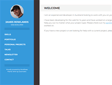 Tablet Screenshot of kiwiwebdeveloper.com